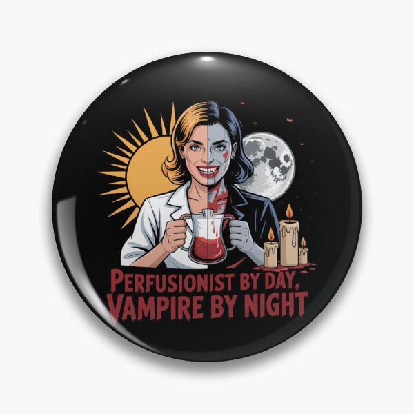 Item preview, Halloween Perfusionist – Vampire by Night Spooky Funny Medical Design designed and sold by CrunchyGoats.