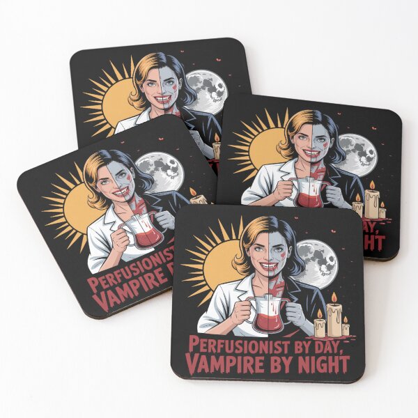 Item preview, Halloween Perfusionist – Vampire by Night Spooky Funny Medical Design designed and sold by CrunchyGoats.