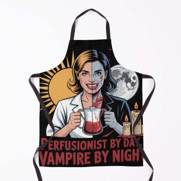 Item preview, Halloween Perfusionist – Vampire by Night Spooky Funny Medical Design designed and sold by CrunchyGoats.