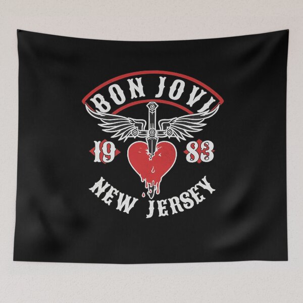 Item preview, New Jersey 1983 Bon Jovi  designed and sold by riecounrare1984.