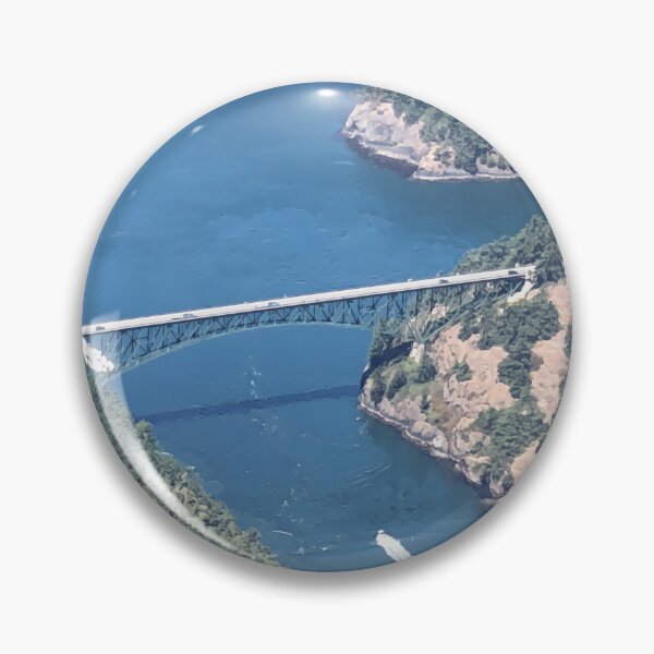 Item preview, Deception Pass Whidbey Island Puget Sound designed and sold by flyscenicair.