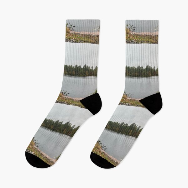 Item preview, Autumn Lake on a Cloudy Day  designed and sold by Amanda1775.