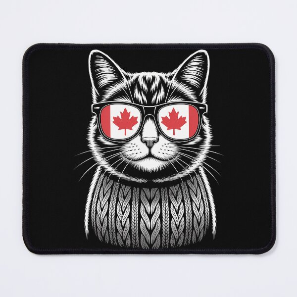 Item preview, Cat Kitty Meow Sunglasses Canadian Flag Funny Canada Day designed and sold by TyraYoung.