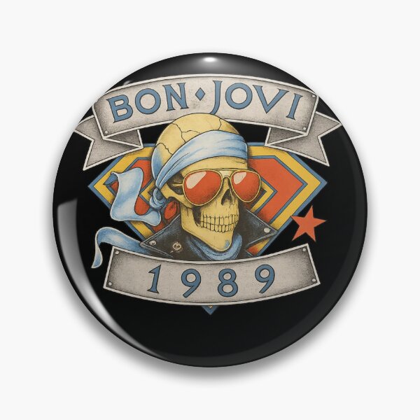 Item preview, 1989 Skull Bon Jovi designed and sold by riecounrare1984.