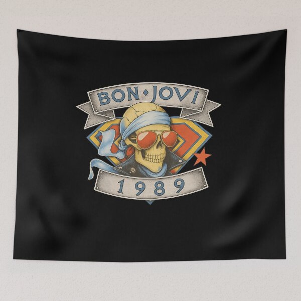 Item preview, 1989 Skull Bon Jovi designed and sold by riecounrare1984.