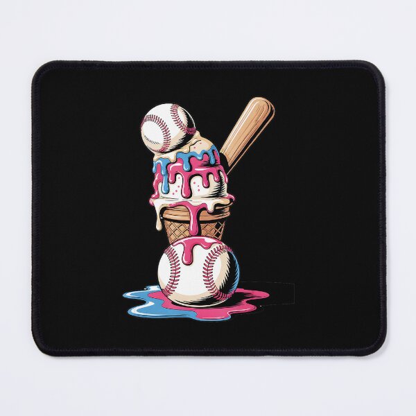 Item preview, Baseball Dripping Ice Cream Drip Youth Boys Baseball designed and sold by miaa-artistshop.