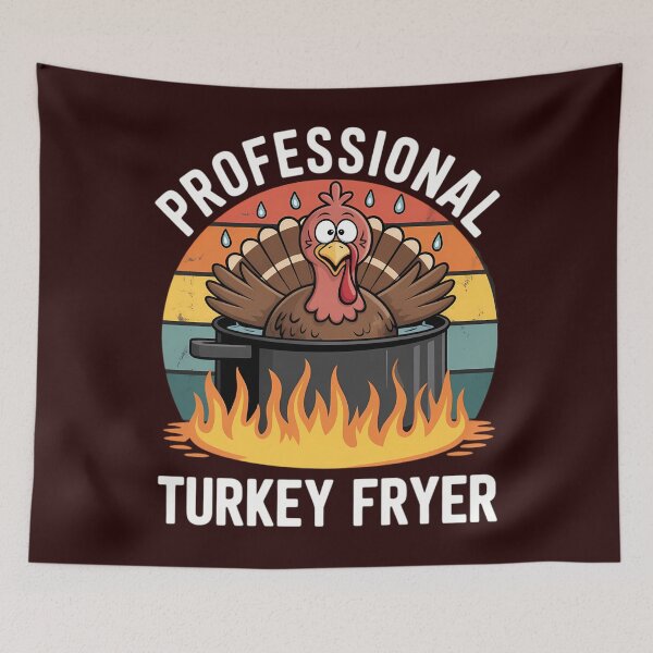 Item preview, Professional Deep Fried Turkey Cook Thanksgiving Day designed and sold by PeteHomenick.