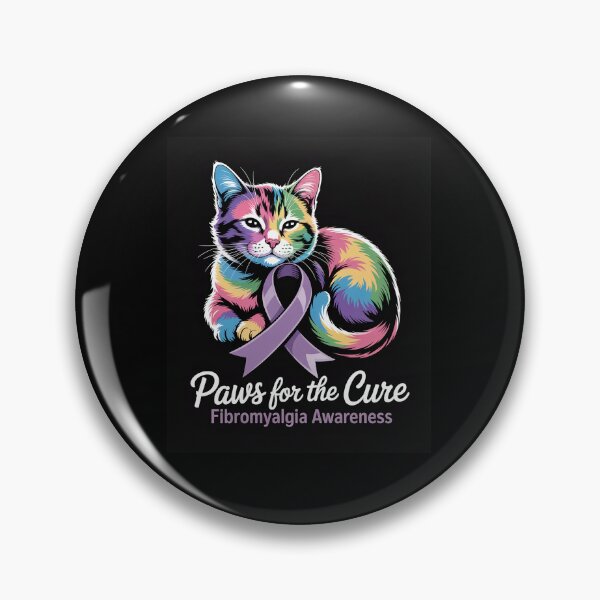 Item preview, Fibromyalgia Awareness Cat Cute Support 1 designed and sold by DrewLeuschke.