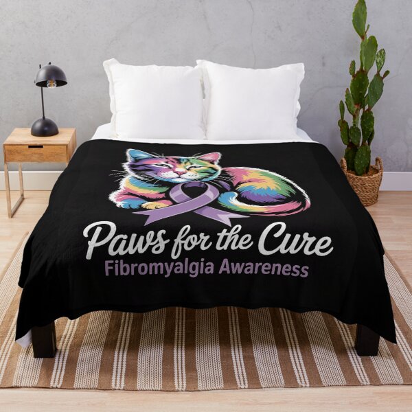 Item preview, Fibromyalgia Awareness Cat Cute Support 1 designed and sold by DrewLeuschke.