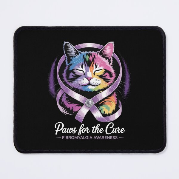 Item preview, Fibromyalgia Awareness Cat Cute Support designed and sold by MinaReinger.