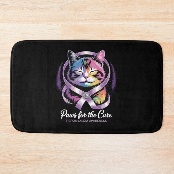 Item preview, Fibromyalgia Awareness Cat Cute Support designed and sold by MinaReinger.