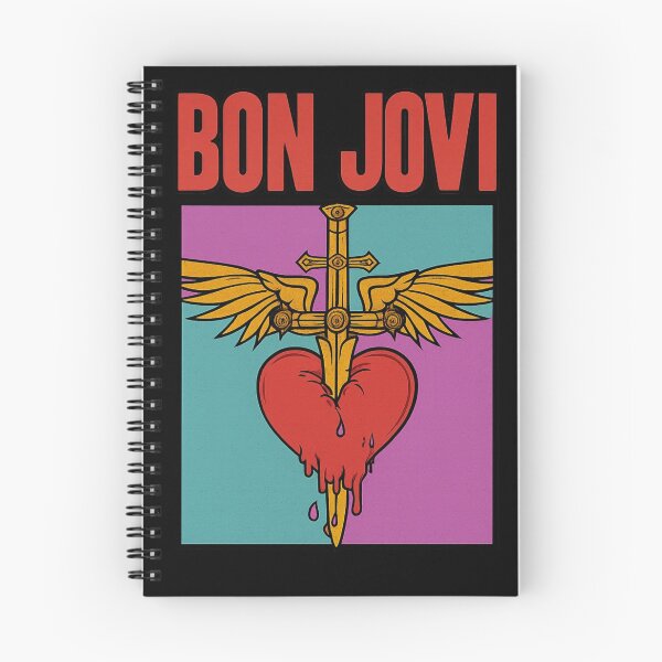 Item preview, Distressed Logo Bon Jovi designed and sold by riecounrare1984.