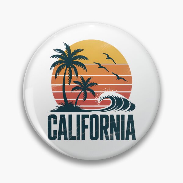 Item preview, California Vacation Sunset Cute Cali 70s Beach designed and sold by TyraYoung.