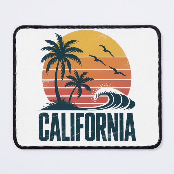 Item preview, California Vacation Sunset Cute Cali 70s Beach designed and sold by TyraYoung.