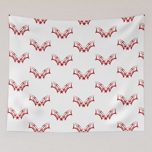 Item preview, Abstract Red Tribal Bat Design designed and sold by NxtGenDesigns.