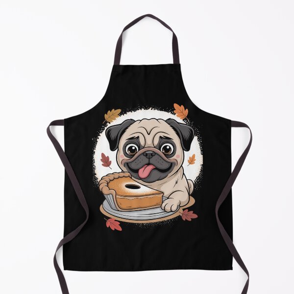 Item preview, Pug Puppy Dog Pumpkin Pie Thanksgiving Day designed and sold by PeteHomenick.