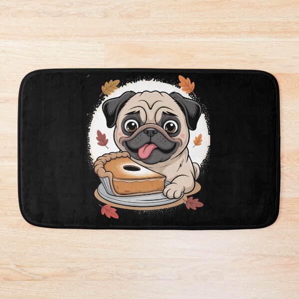 Item preview, Pug Puppy Dog Pumpkin Pie Thanksgiving Day designed and sold by PeteHomenick.