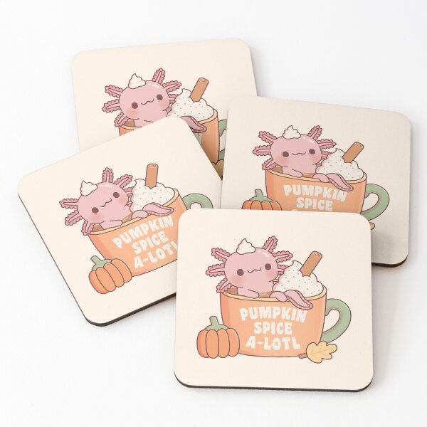 Item preview, Cute Axolotl In Coffee Cup Pumpkin Spice A Lotl Funny designed and sold by rustydoodle.