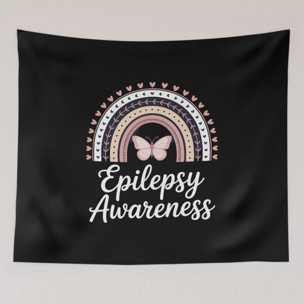 Item preview, Epilepsy Awareness Support Rainbow Cute designed and sold by RayArmstrong.