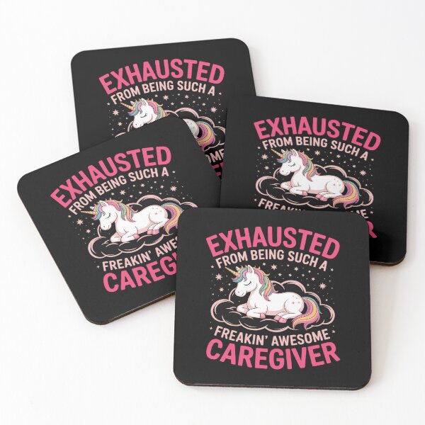 Item preview, Exhausted From Being Awesome Caregiver - Caregiving Carer designed and sold by HaileyRobel.