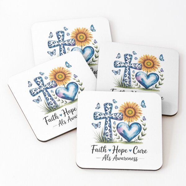 Item preview, Faith Support Leopard ALS Awareness Cute designed and sold by MinaReinger.