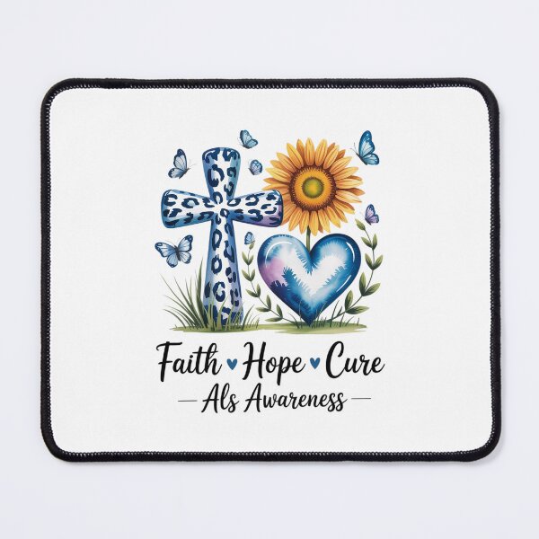 Item preview, Faith Support Leopard ALS Awareness Cute designed and sold by MinaReinger.