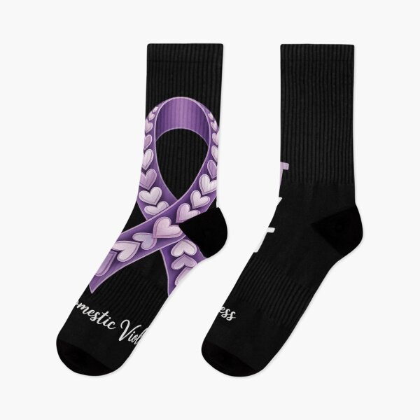 Item preview, Family Domestic Violence Awareness Purple Ribbon designed and sold by AmparoBoyle.