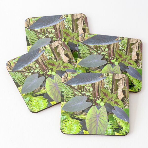 Item preview, Kalo Leaves in Tropical Garden designed and sold by TrisaThyme.