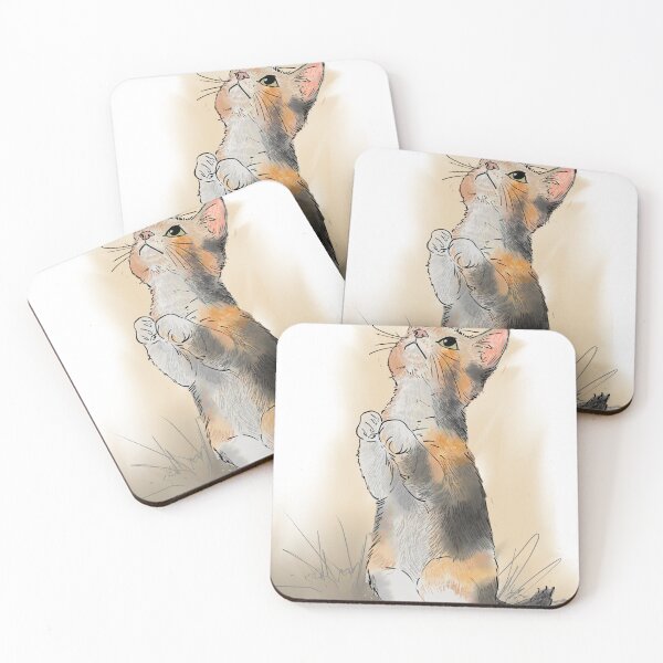 Item preview, cute calico cat designed and sold by Whatanartz.