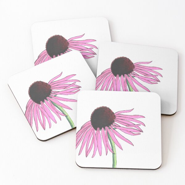 Item preview, Graceful Echinacea in Bloom designed and sold by Chaos and Chlorophyll.