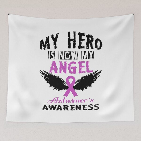 Item preview, My Hero Is Now My Angel - Alzheimer's Awareness designed and sold by SmartStyle.