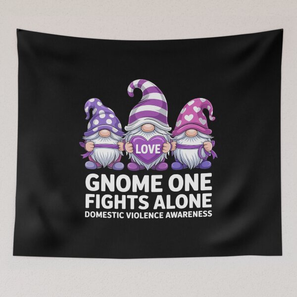 Item preview, Domestic Violence Gnomes Cute Awareness designed and sold by FranzFriesen.