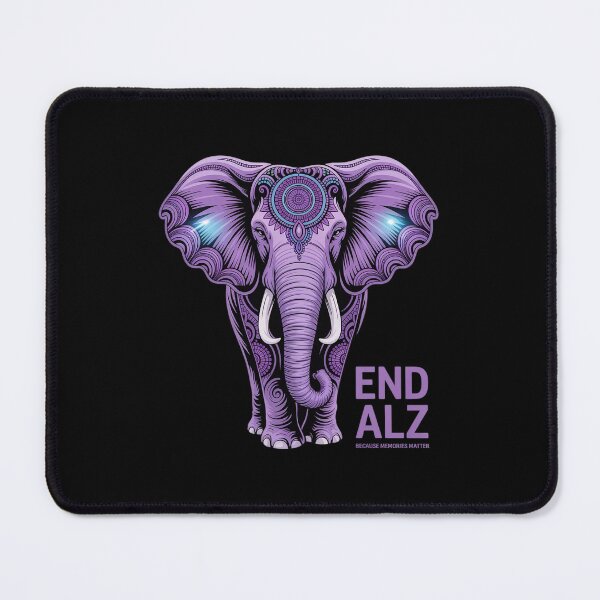 Item preview, Elefante Concientización sobre el Alzheimer Lindos Amantes del Apoyo designed and sold by MinaReinger.