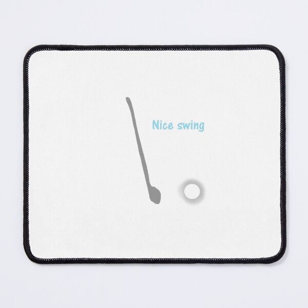Item preview, Nice Swing – Minimal Golf Club and Ball Design designed and sold by Beautiful art store.