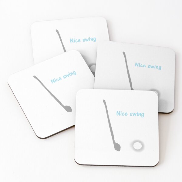 Item preview, Nice Swing – Minimal Golf Club and Ball Design designed and sold by Beautiful art store.