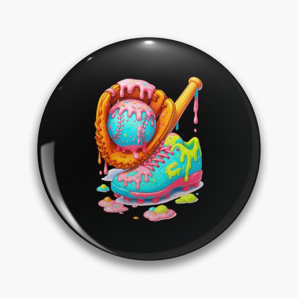 Item preview, Baseball Dripping Ice Cream Drip Youth Boys Baseball designed and sold by miaa-artistshop.