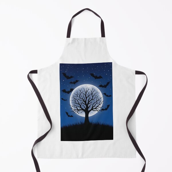 Item preview, Spooky Gothic Tree Silhouette Halloween Night Poster designed and sold by FestivityFinds.