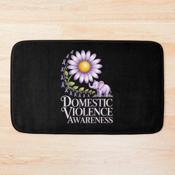 Item preview, Domestic Violence Flower Elephant Awareness Cute 1 designed and sold by AmparoBoyle.