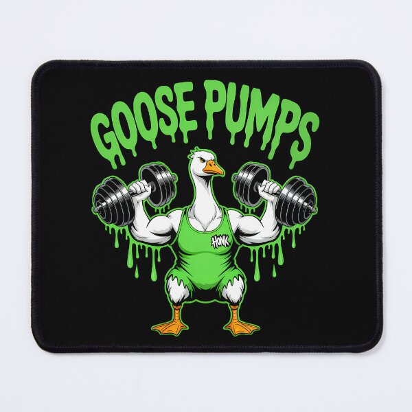 Item preview, Goose Pumps Funny Gym Lifting Meme Buff Goose Bumps Workout Humor designed and sold by Eh Plus Designs.