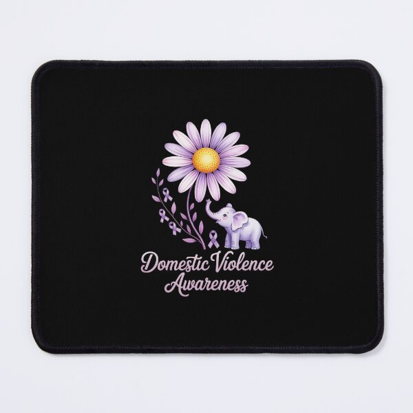 Item preview, Domestic Violence Flower Elephant Awareness Cute designed and sold by FranzFriesen.