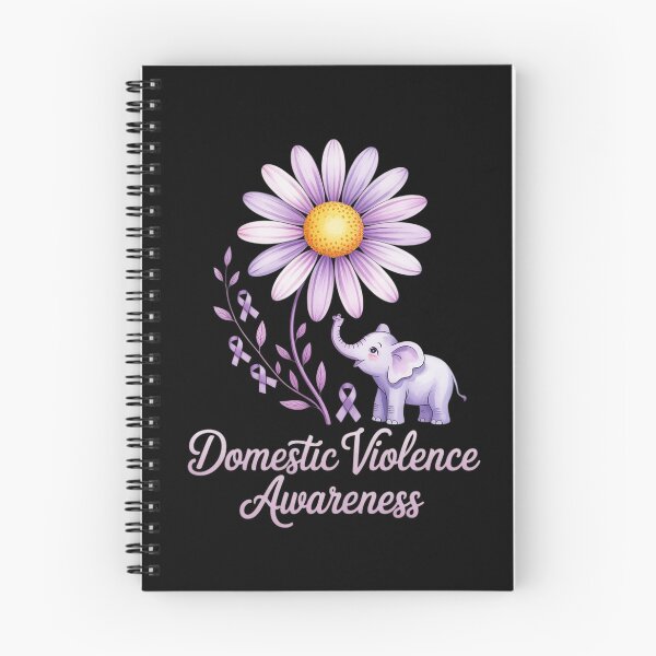 Item preview, Domestic Violence Flower Elephant Awareness Cute designed and sold by FranzFriesen.