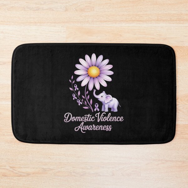 Item preview, Domestic Violence Flower Elephant Awareness Cute designed and sold by FranzFriesen.