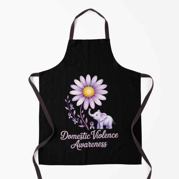 Item preview, Domestic Violence Flower Elephant Awareness Cute designed and sold by FranzFriesen.