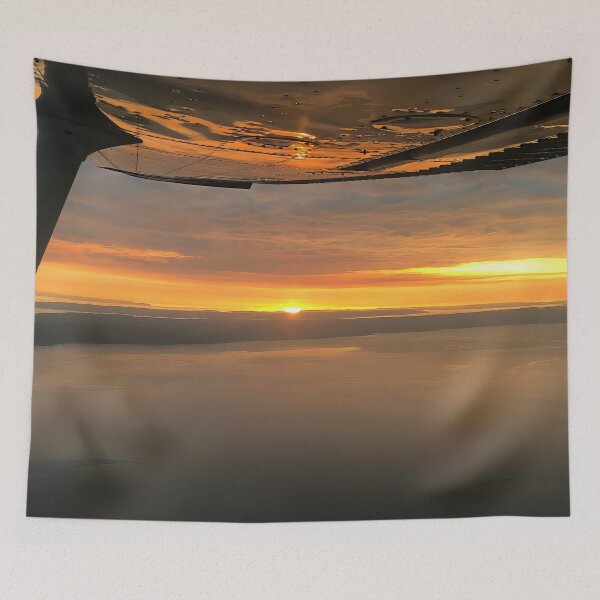 Item preview, Sunset over Puget Sound designed and sold by flyscenicair.
