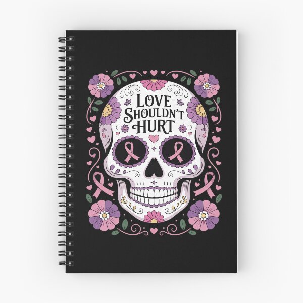 Item preview, Domestic Violence Awareness Support Skull designed and sold by RayArmstrong.