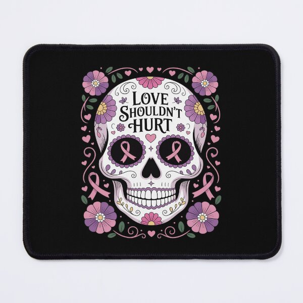 Item preview, Domestic Violence Awareness Support Skull designed and sold by RayArmstrong.