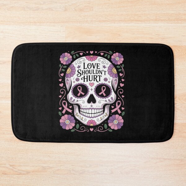 Item preview, Domestic Violence Awareness Support Skull designed and sold by RayArmstrong.