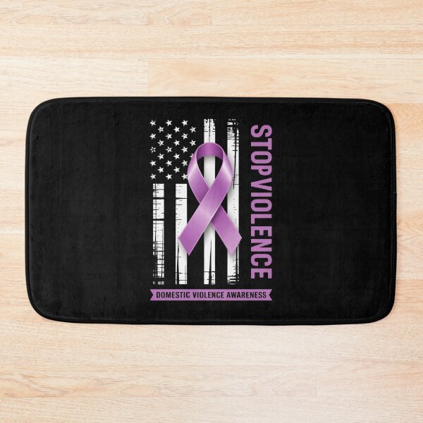 Item preview, Domestic Violence Awareness Support Us Flag designed and sold by DrewLeuschke.