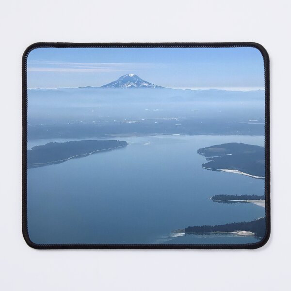Item preview, Mt Rainier over Puget Sound designed and sold by flyscenicair.