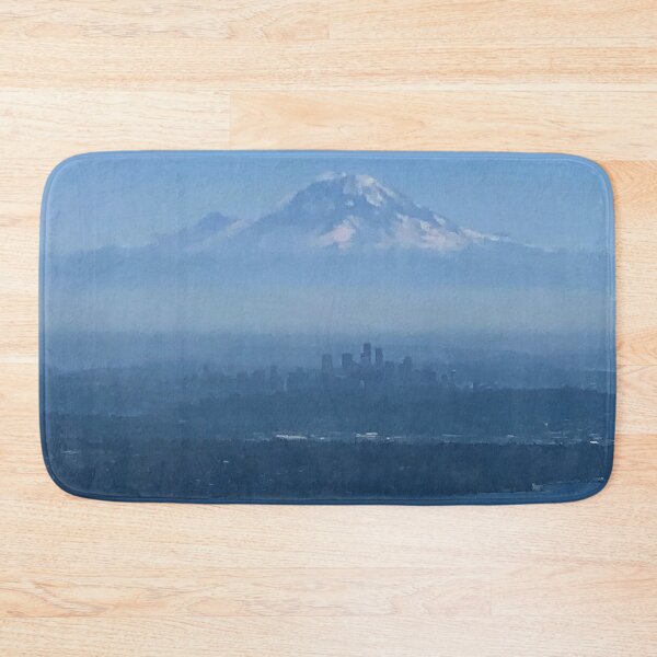 Item preview, Mt Rainier over Seattle designed and sold by flyscenicair.